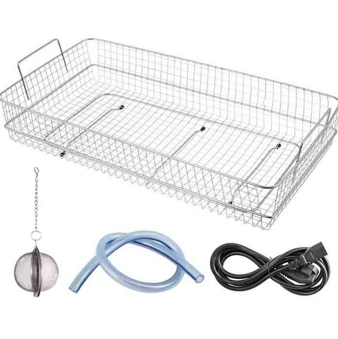 Limpador ultrassônico 30L com aquecedor para limpeza de joias, peças, óculos, dentaduras, discos de vinil e placas de circuito impresso  ultrassonica
