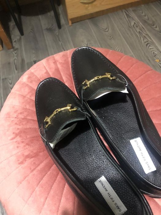 US10 Чоловічі шкіряні лофери Saks Fifth Avenue Gucci