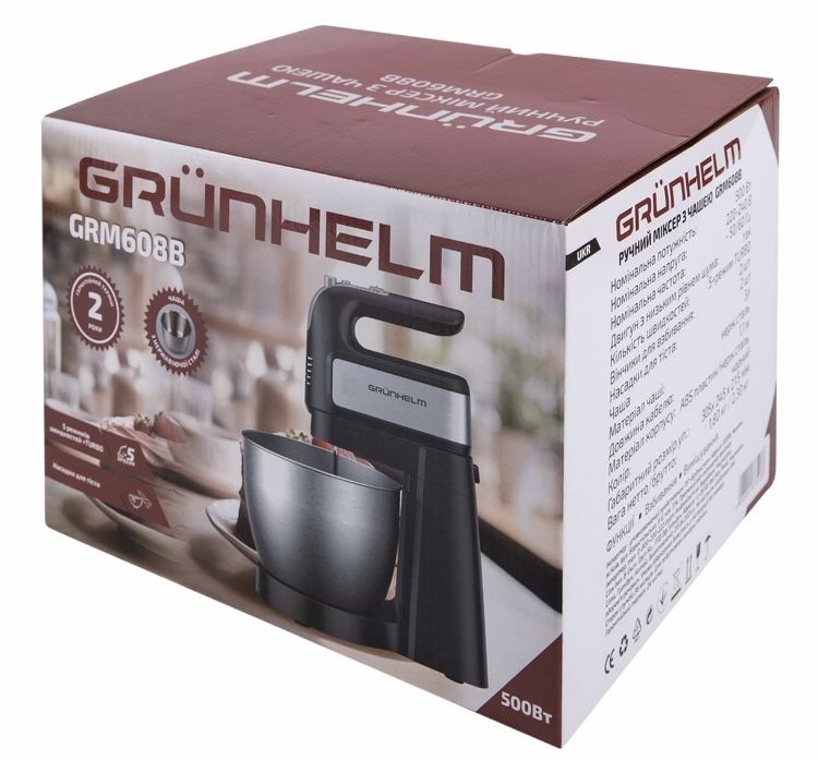 Міксер з чашею Grunhelm