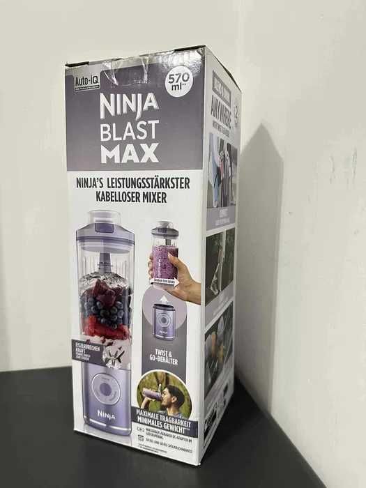 Ninja Blast Max blender bezprzewodowy BC251EULD 570ML Szary nowy