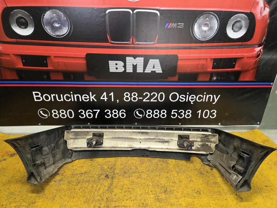 BMW E36 Zderzak Tył Tylny Przedlift Nie Malowany Kompletny BDB Stan
