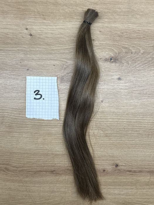 Włosy dziewicze, niefarbowane, słowiańskie kitki
