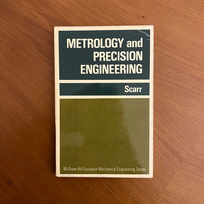 Scarr - Metrology and Precision Engineering (free shipping)64585819830785120