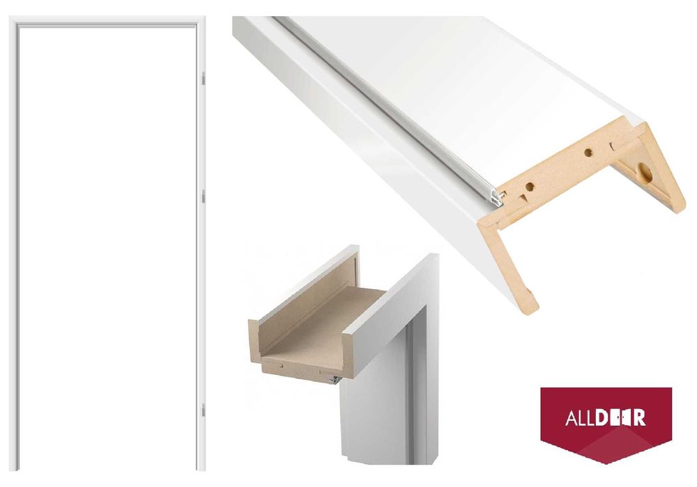 Ościeżnica regulowana przylgowa BIAŁA - od ręki! ALLDOOR