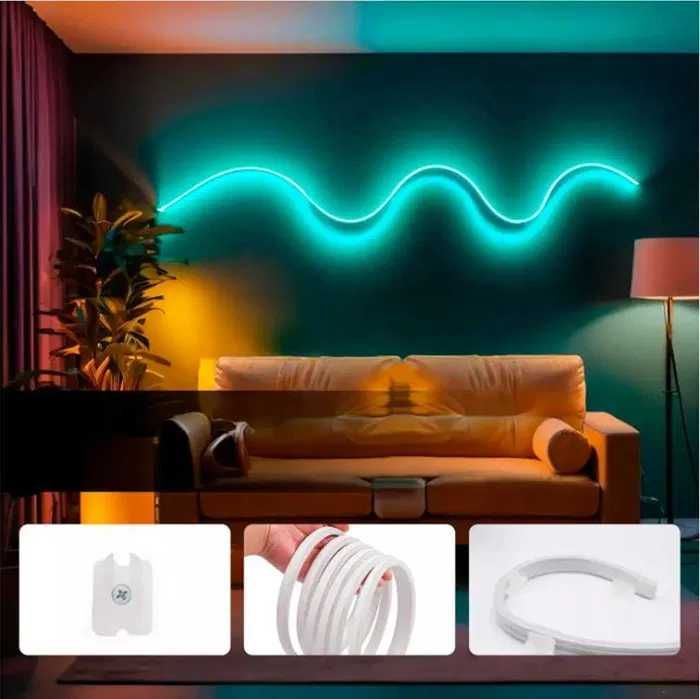 RGBIC Світлодіодна стрічка Неонова USB Bluetooth 1, 2, 3, 5 м.