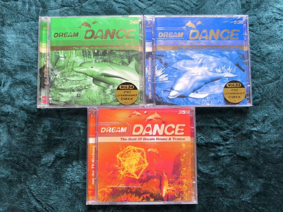 Dream Dance vol.33,34 i 35 trzy albumy UNIKATY w stanie perfekcyjnym