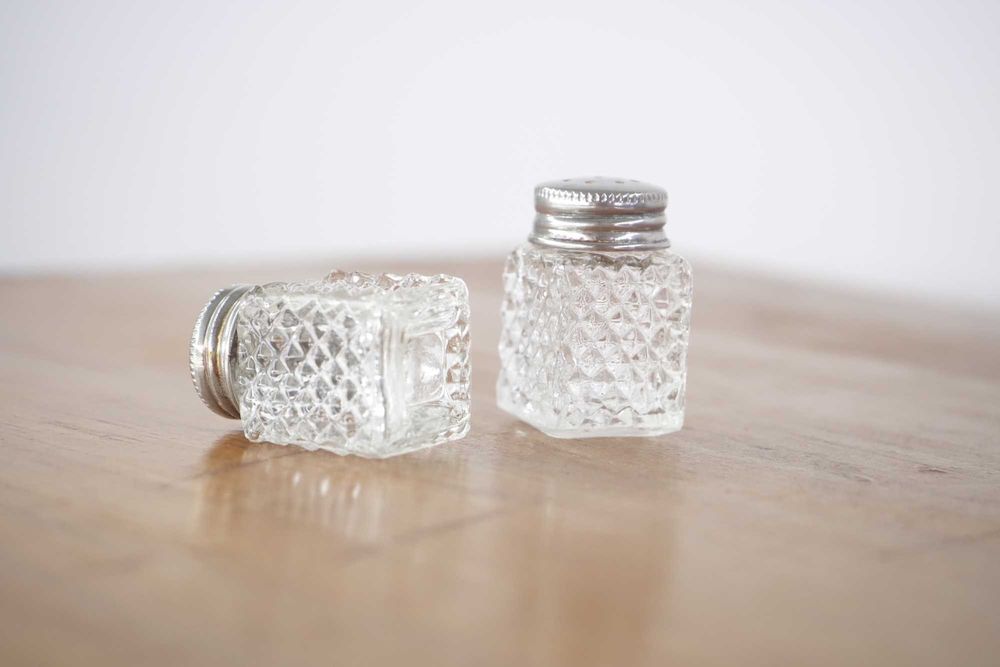 6 peças em cristal (Excelente estado)