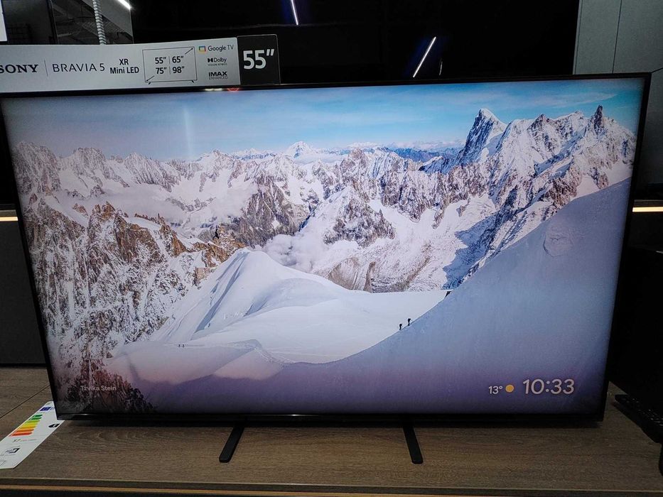 Telewizor Mini LED SONY K-55XR5 55" 4K 120Hz Google TV Dolby Vision Czarny