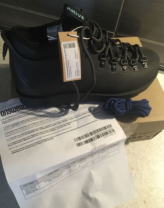 NATIVE FITZSIMMONS Citylite Bloom Black 42.5 NEW