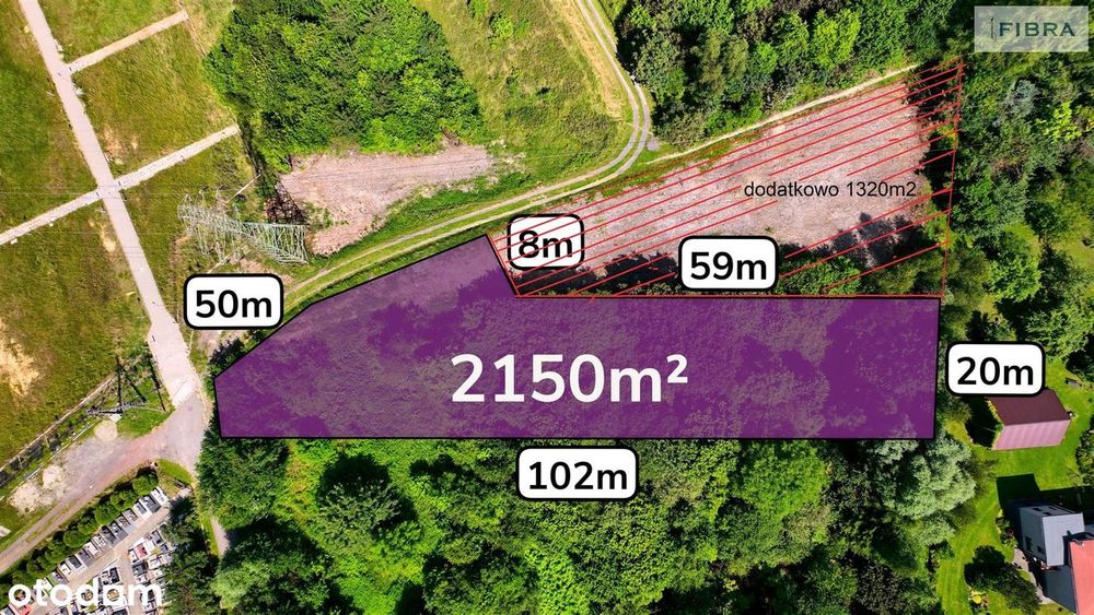 2653 m² + 1320m2 działka z pięknym widokiem Medi