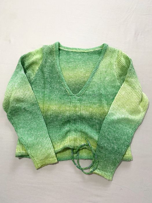 Camisola malha decote V