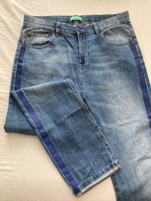 Jeansowe spodnie Benetton rozm 170