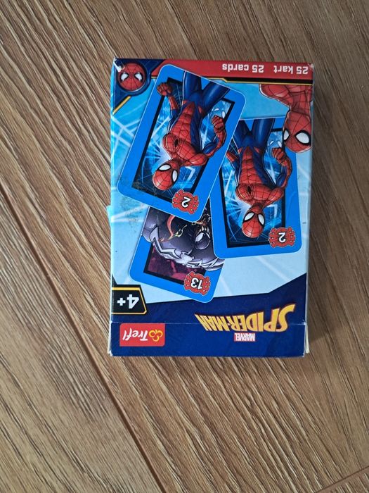 Karty NinjaGo plus Piotruś pan Spiderman