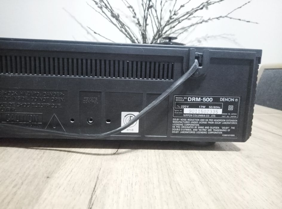 magnetofon denon dra 500 dolby b c hx pro