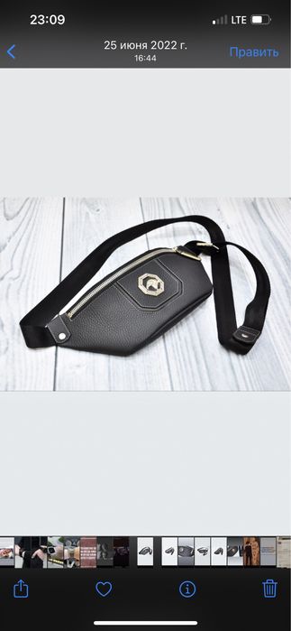 Ремешок из кожи крокодила для наручных часов