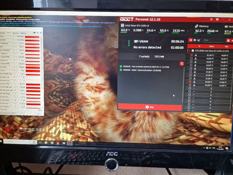 Відеокарта Palit GamingPro RTX 3070Ti 8GB GDDR6X 256bit KLAVAcomp