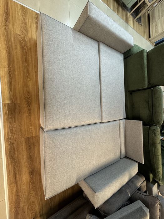 Naroznik Mikara szary naroznik z funkcja spania