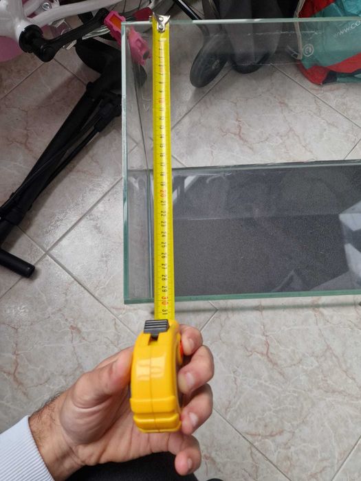 Aquário vidro extra claro - 60L
