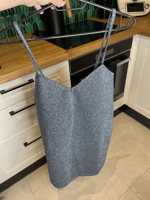 Sukienka brokatowa Zara S