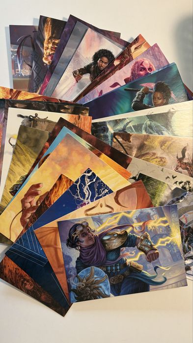 26 postais com o tema "Magic: the Gathering"