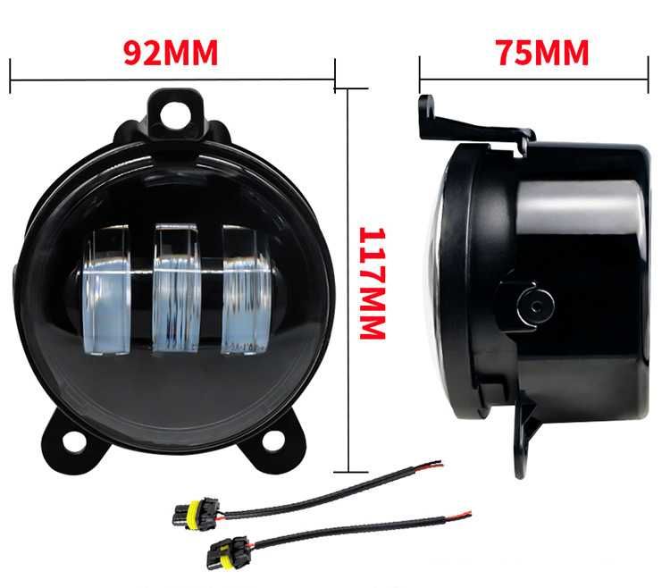 Фара LED протитуманна ВАЗ 2170 - 2173, ГАЗЕЛЬ, Jeep 3.5 дюйма