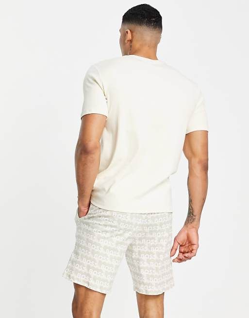 Piżama krótka z logo BOSS M