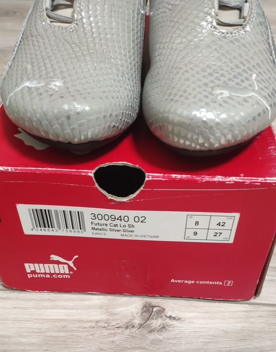 Puma Future Cat Lo Sh Metallic Silver-Silver