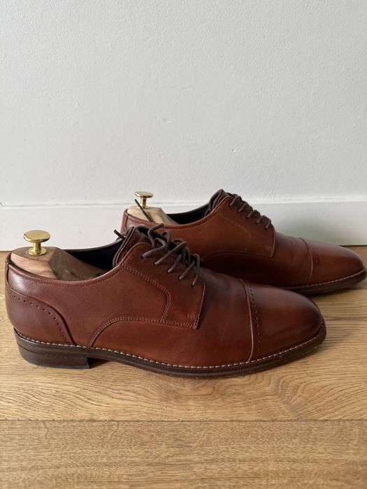 buty skórzane, Oxford shoes Cole Haan Giraldo, 44, cap toe