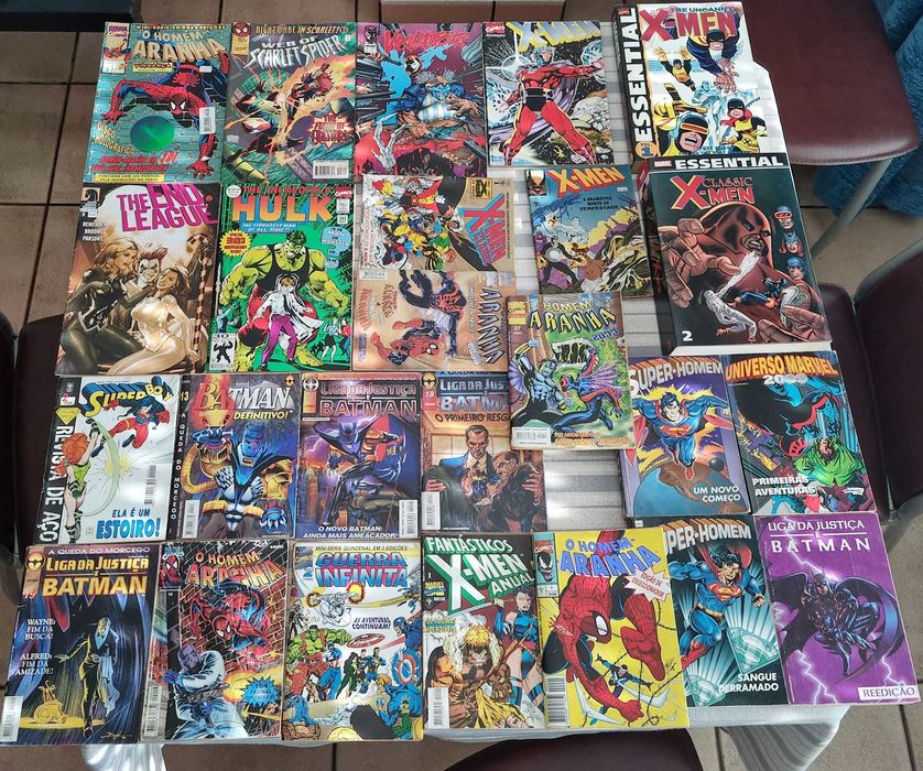 Livros de banda desenhada comics Marvel, DC, Image, Dark horse, etc
