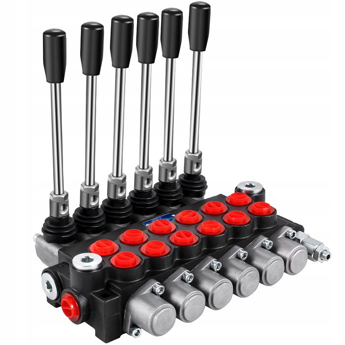 Hydrauliczny zawór sterujący kierunkowy VEVOR 6 szpul 11GPM 3600PSI