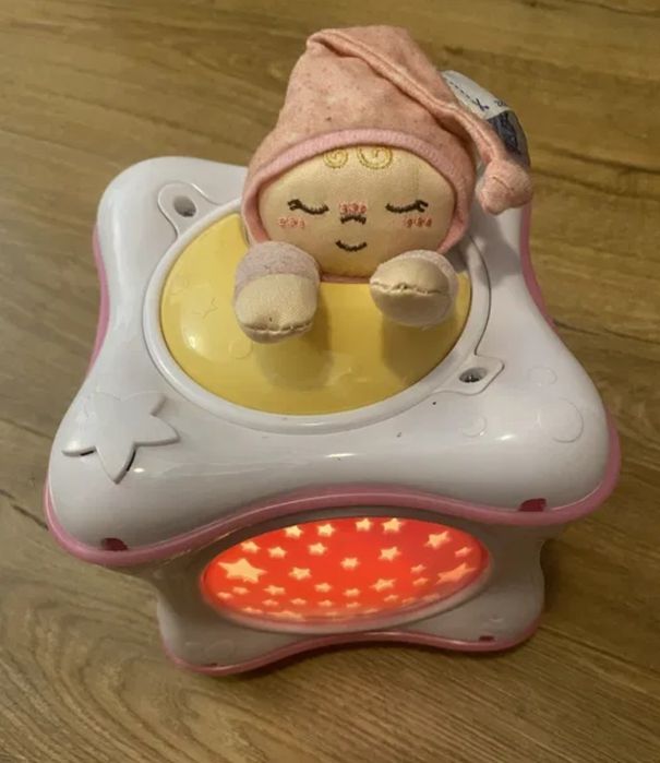 Projetor Chicco Rainbow Cubo Rosa