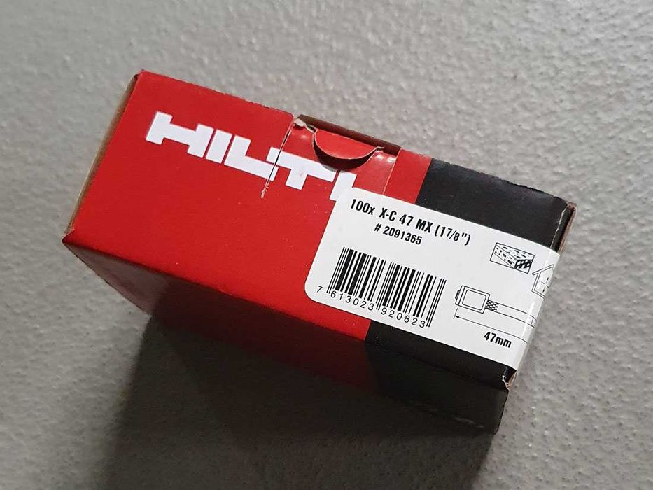 Gwóźdź do betonu Hilti X-C 47 MX 47MM 100 SZT