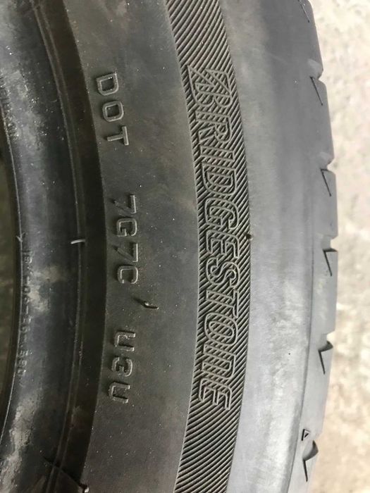 Шини Bridgestone 235/55r18 Комплект б/у склад Оригінал