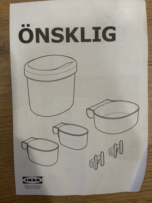 Pojemniki na przewijak ikea