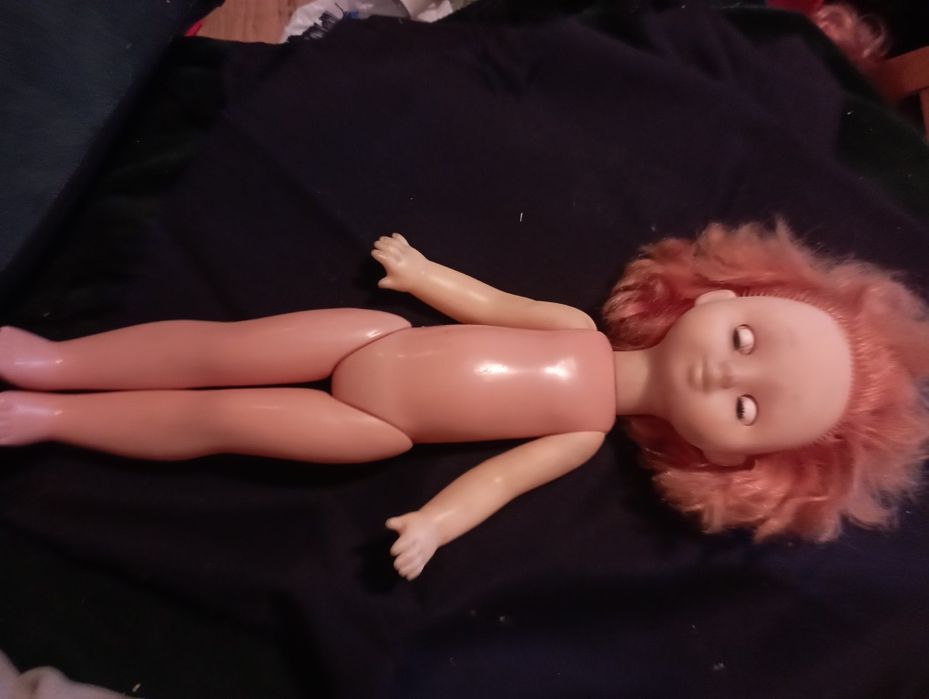 Lalka PRL ok 43 cm wysoka