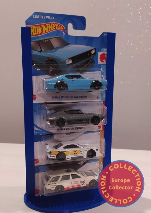Stojak Hot Wheels Matchbox Europe Collector