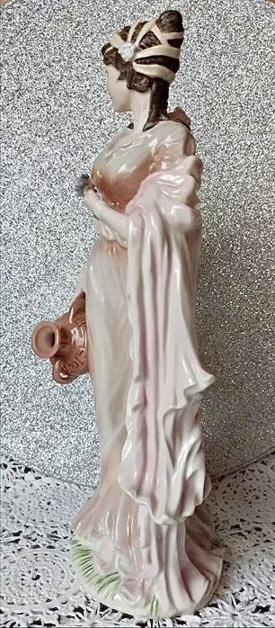 *Cudna WEDGWOOD Kolekcjonerska Figurka porcelanowa Lalka Vintage