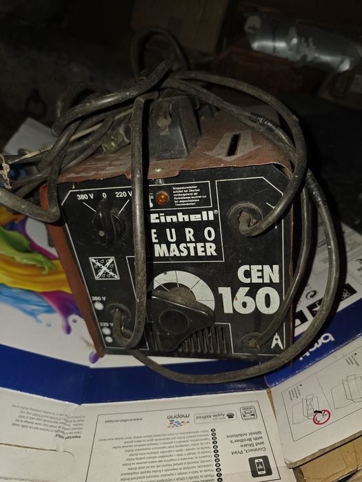 SPAWARKA EINHELL euro master CEN 160+ elektrody+maska