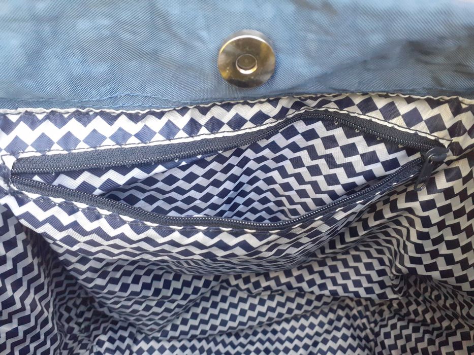 Granatowa plecako- torba marki Tchibo