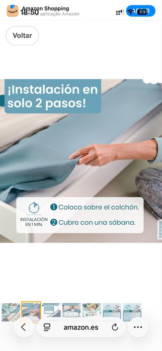 Barreira de segurança para cama de criança