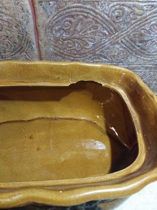 Stylowy pojemnik na pieczywo ceramiczny Brottopf unikat