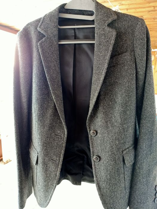 Meio casaco cor cinza