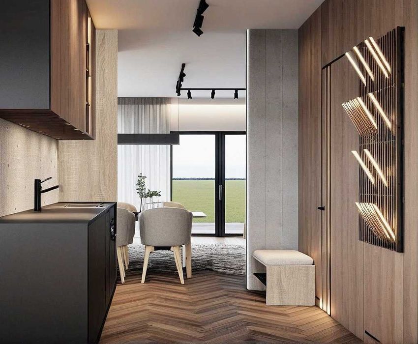 Domek CAŁOROCZNY 46,99m2 EKONEST35 na konstrukcji STALOWEJ LGS