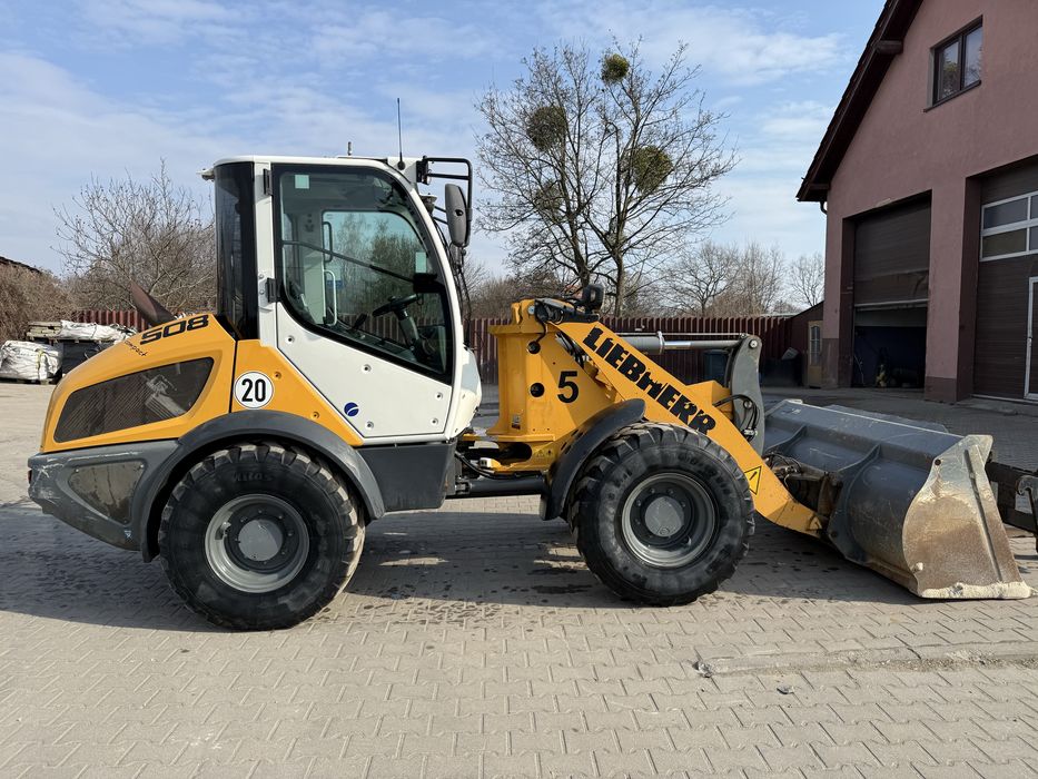 Ładowarka kołowa Liebherr L 508  C Compact ,klimatyzacja .łyzka ,widły