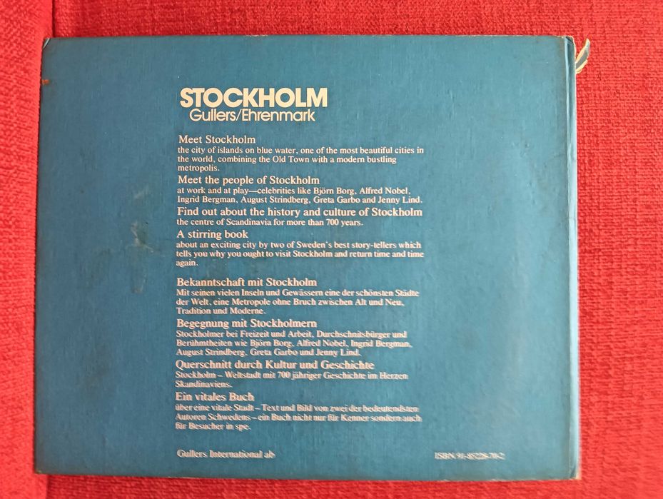 Stockholm - Gullers / Ehrenmark - The city of islands