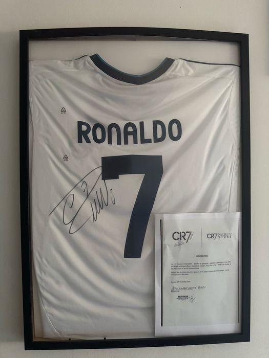 Camisola autografada Cristiano Ronaldo