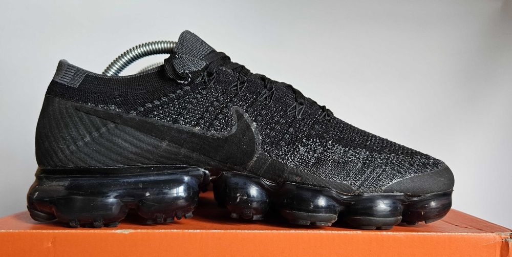 Nike Flyknit Air Vapormax 1 Triple Black 2016 9US/42.5EUR