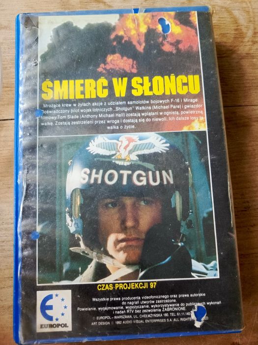 Śmierć w Słońcu kaseta VHS video