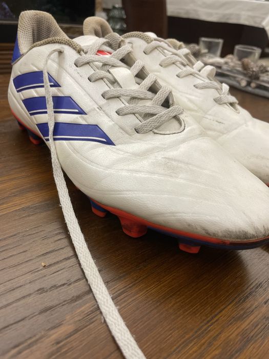 Buty pilkarskie korki Adidas biale 43 1/3