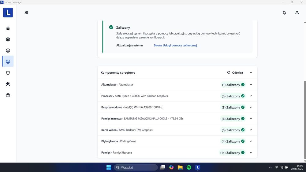 Laptop 14" R5/16GB/512GB + Monitor Przenośny 14" + Torba + Akcesoria